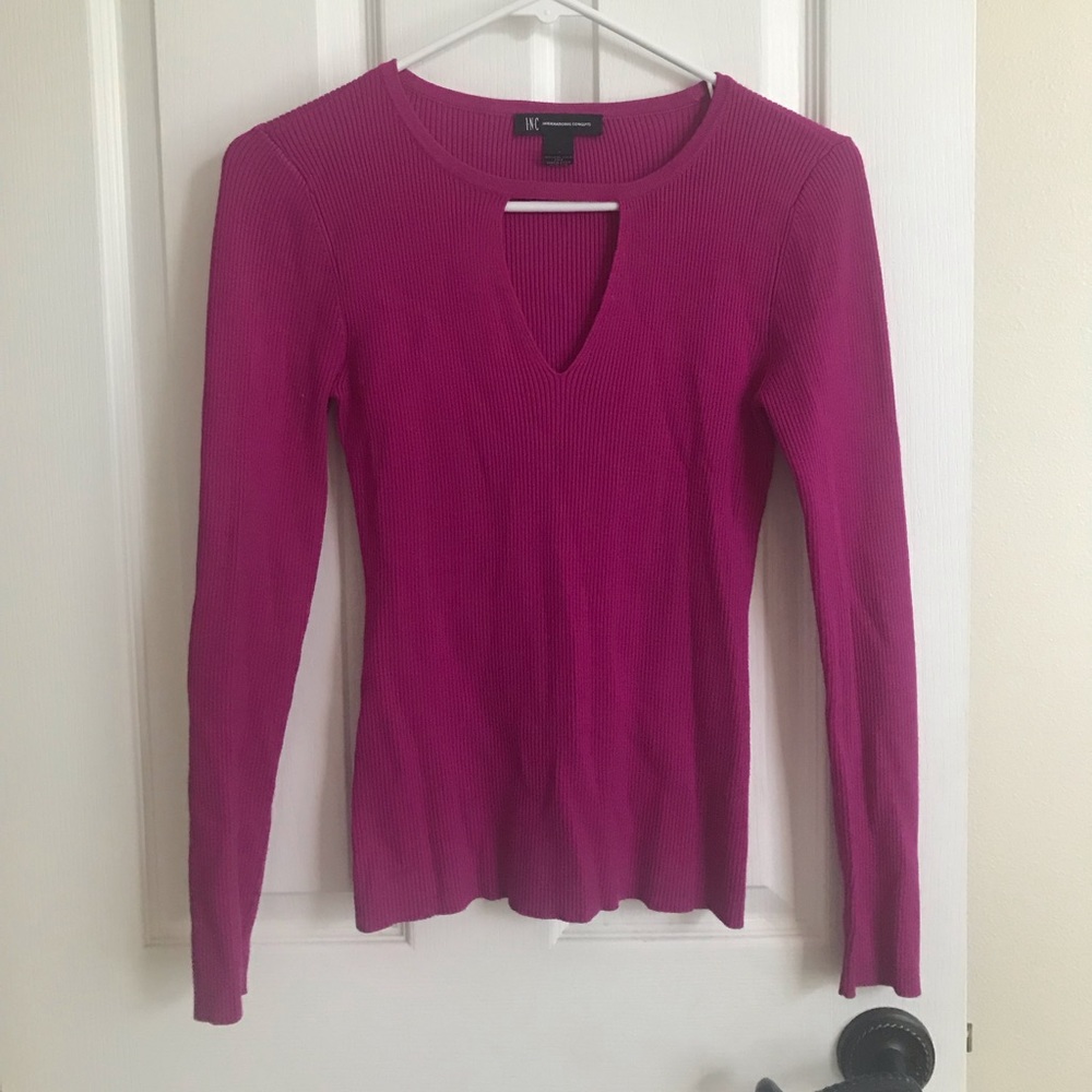 INC sweater with cut out